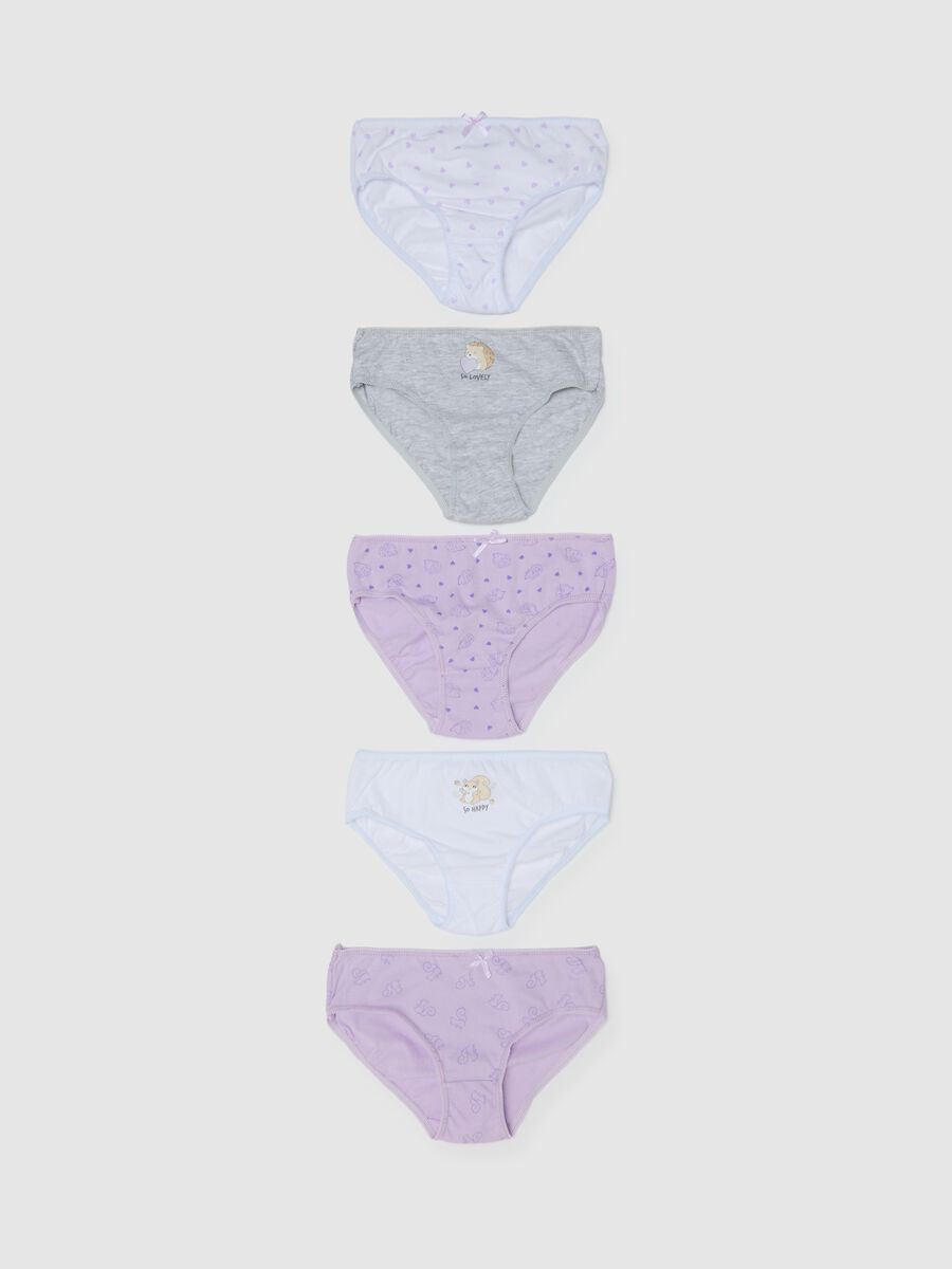 Girls' Pure Cotton Multicolour Panties Multipack_0