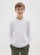 Boys' White Long Sleeve T-shirt_0