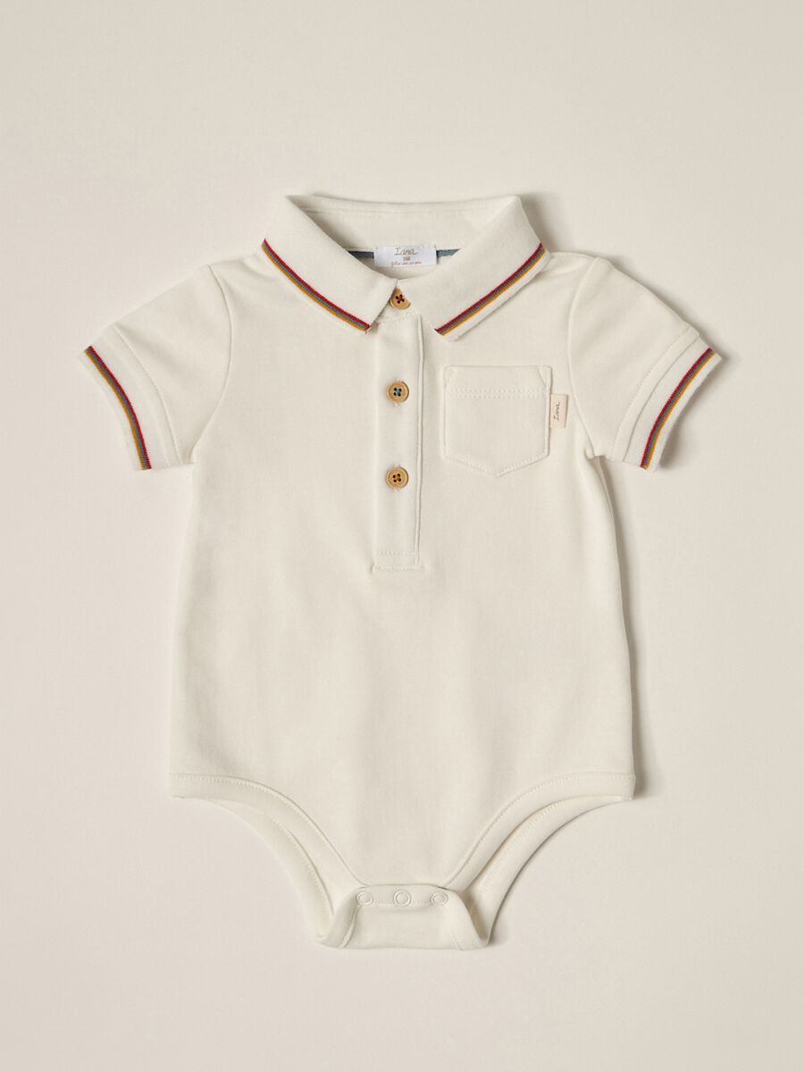 IANA newborn boy bodysuit in 100% cotton interlock_0
