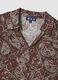Brown pure viscose shirt with paisley print_5