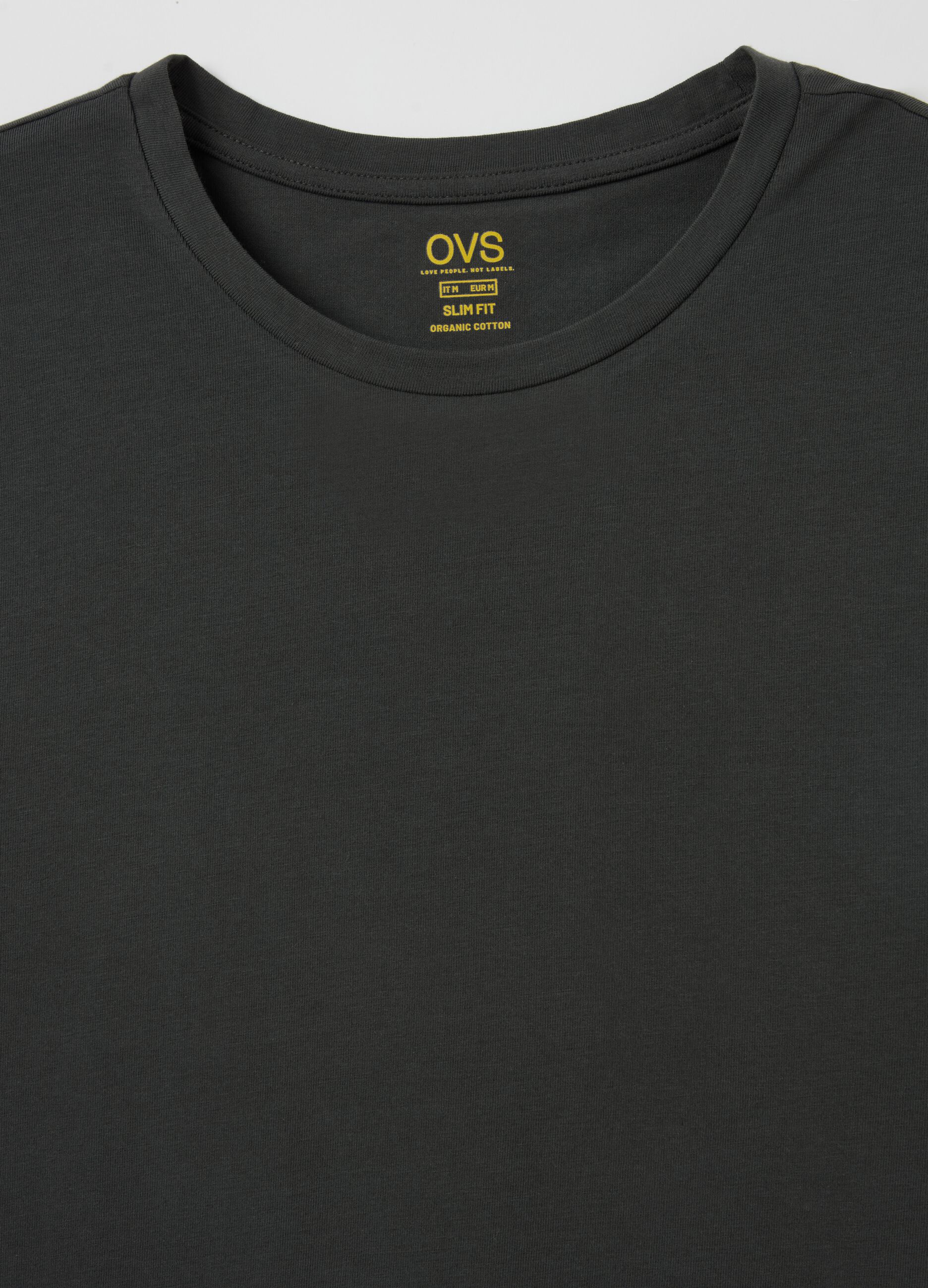 Slim-fit T-shirt in organic cotton