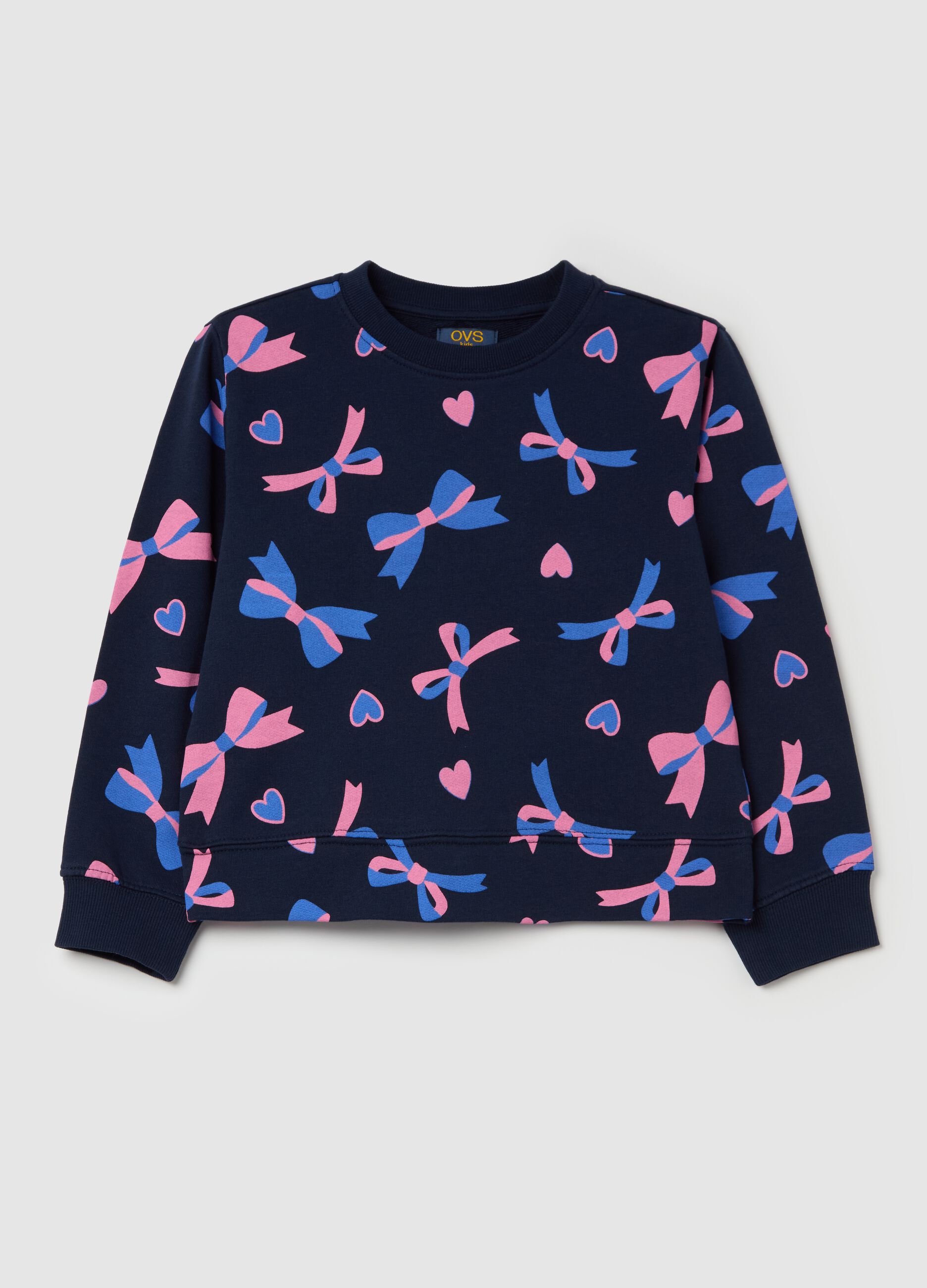 French terry sweatshirt with print