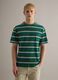 Pure Cotton Multicolour Striped T-shirt Regular Fit_2