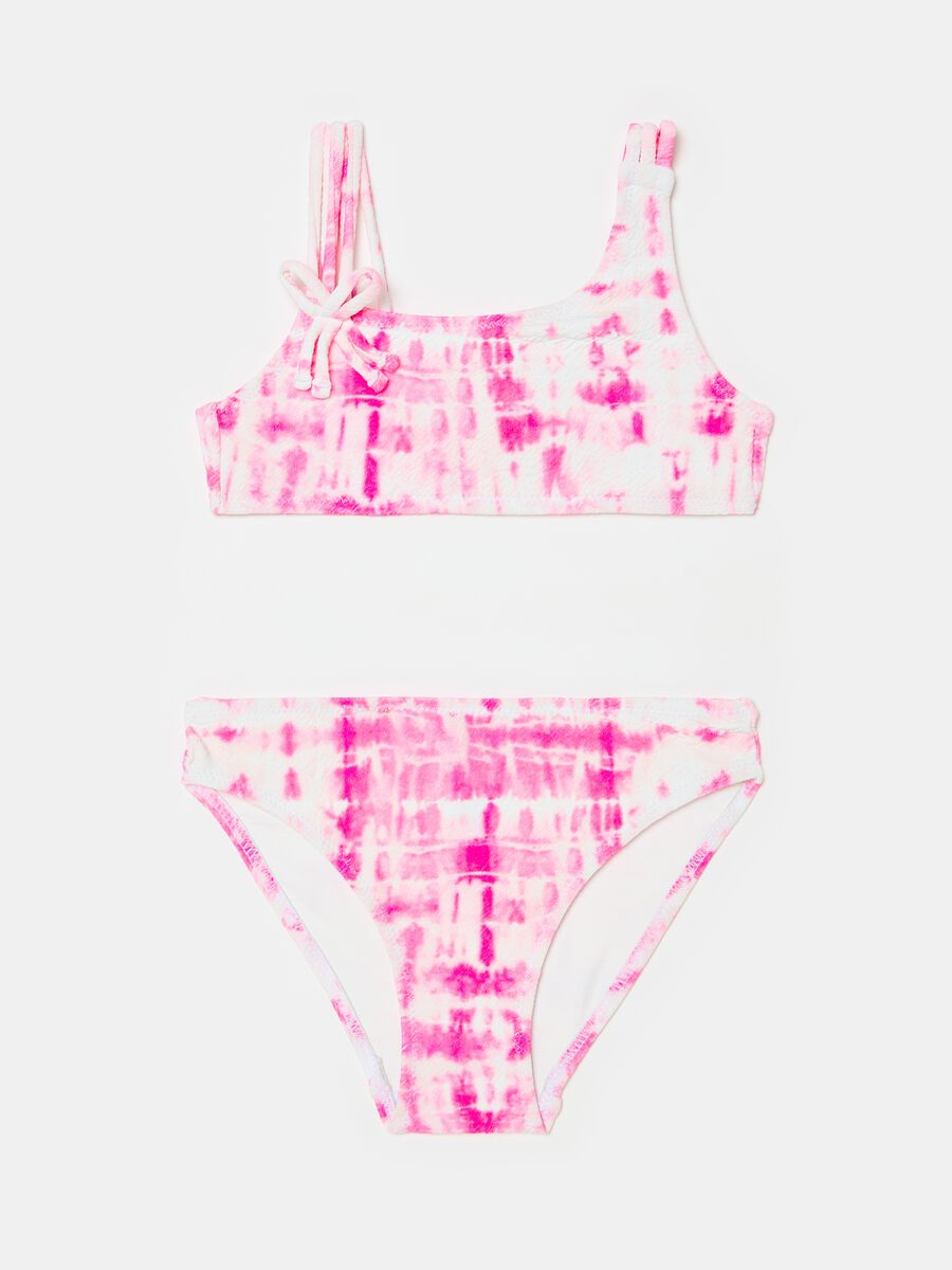 Bikini with tie-dye pattern_0