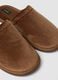 Brown slip-on house slippers with full lining_2