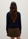 Blue Pure Wool Cardigan Regular Fit_2