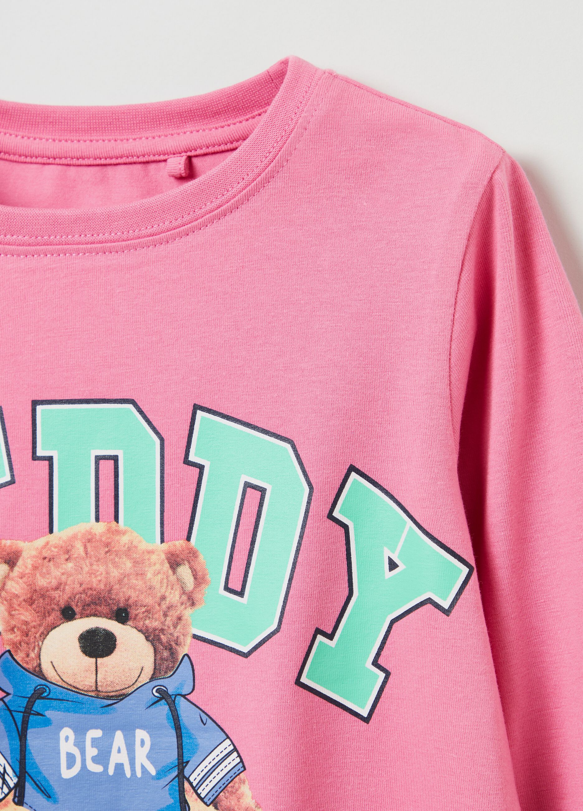 T-shirt a maniche lunghe con stampa
