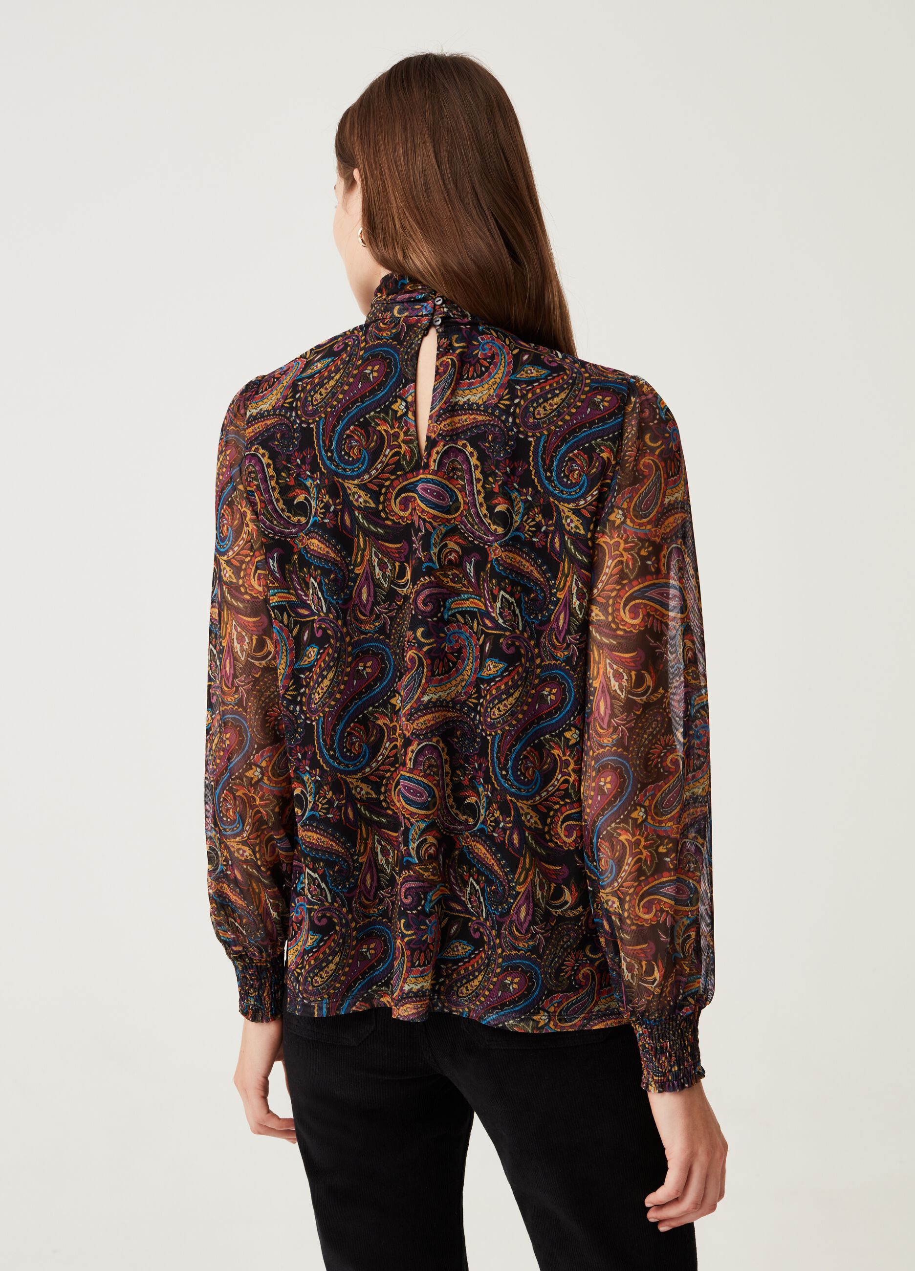 Blusa a collo alto fantasia paisley_2
