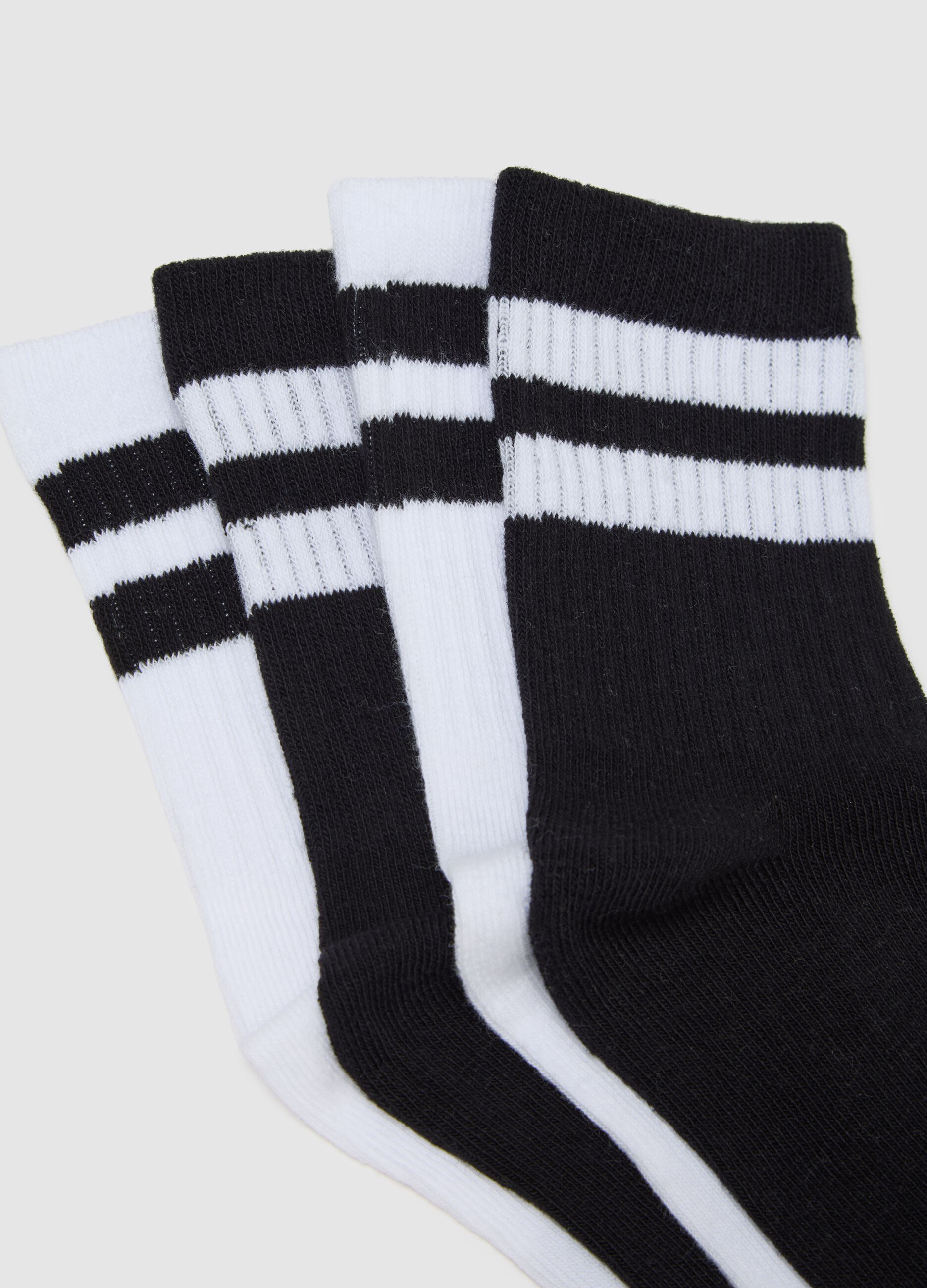 Children's multicolour cotton socks tripack