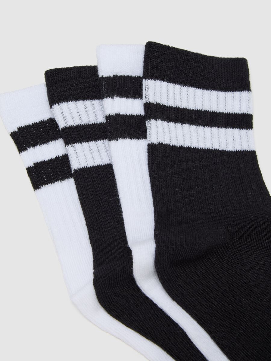 Children's multicolour cotton socks tripack_1