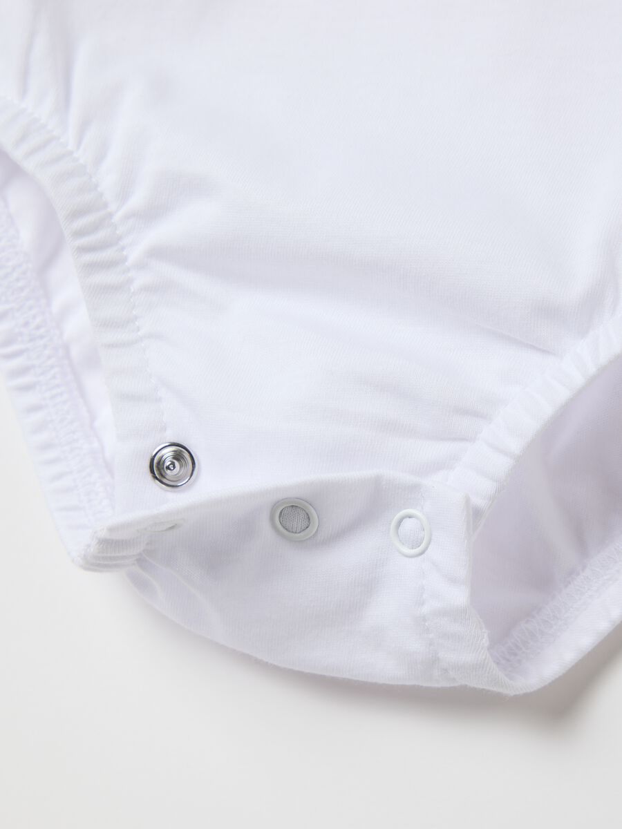 OVS Kids cotton bodysuit with classic collar_2
