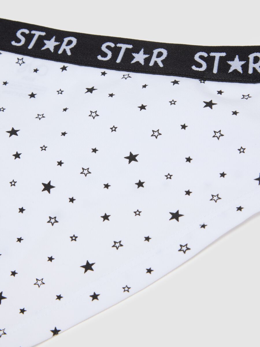 Mutandine in cotone elasticizzato multicolor per bambina regular fit_3