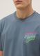 Light blue pure cotton short-sleeve T-shirt, relaxed fit with print_3