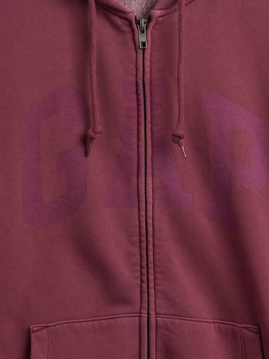 Full Zip Red Sweatshirt_4