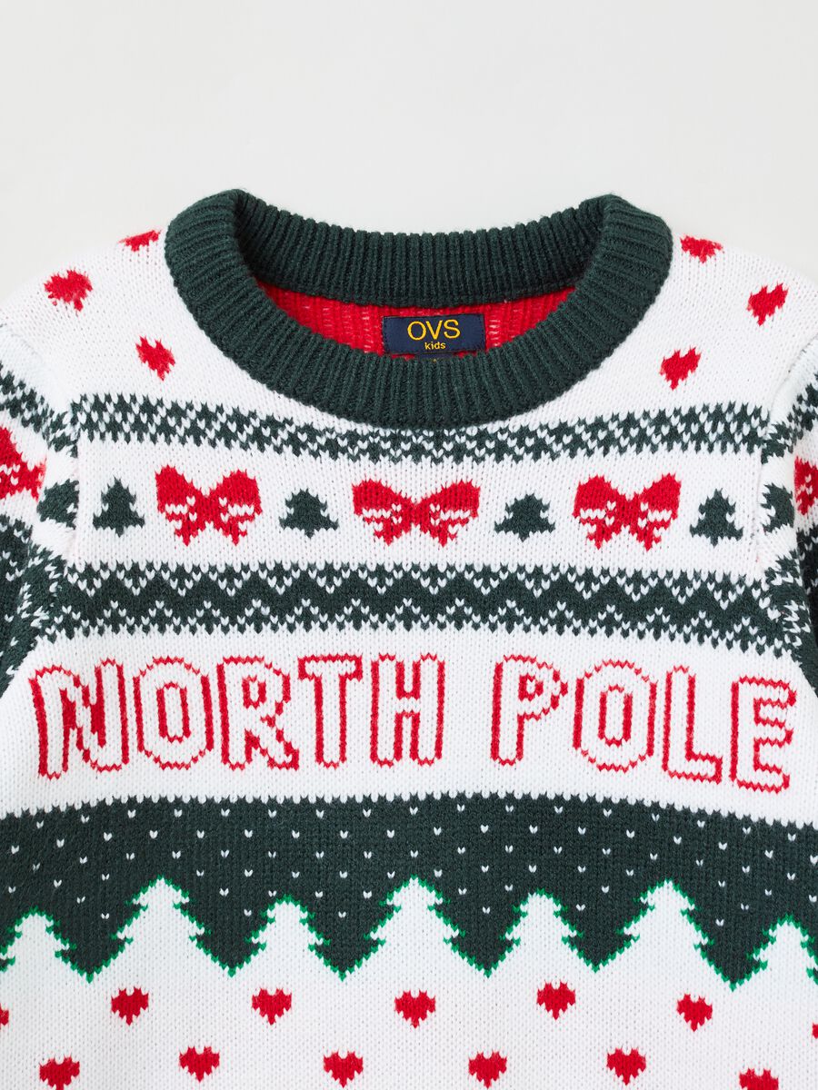 Christmas Jumper con disegni natalizi e cuori_2