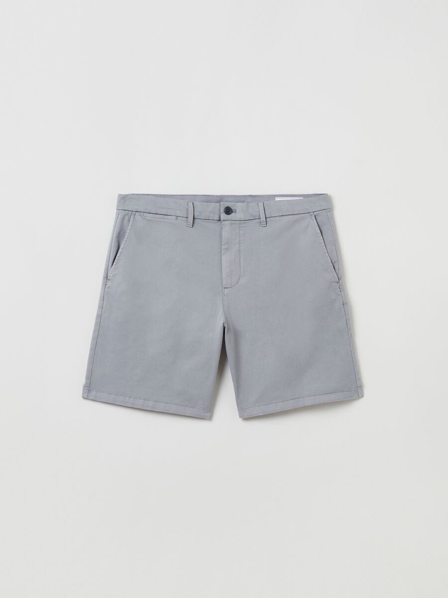 Shorts in stretch cotton_1