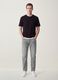 Grey denim jeans in pure cotton, regular fit_0