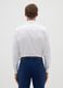 Men's pure cotton white regular fit shirt_3