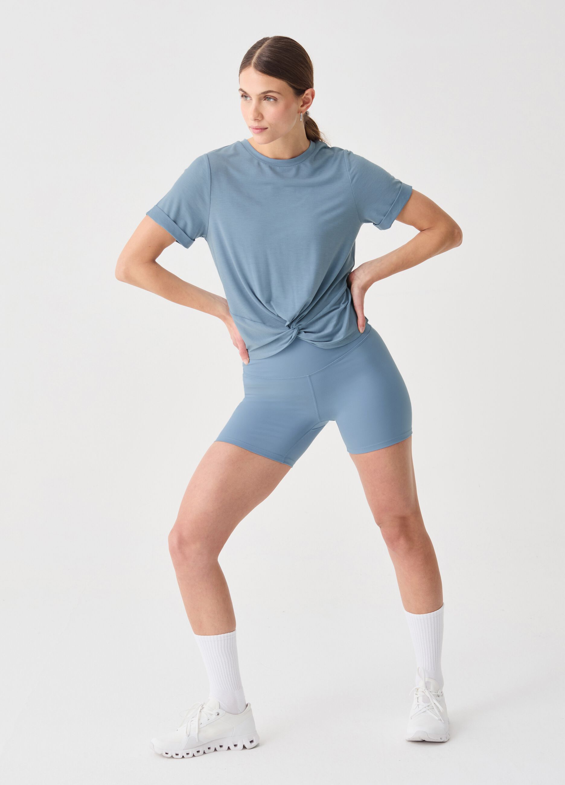 ALTAVIA STUDIO shorts in technical fabric