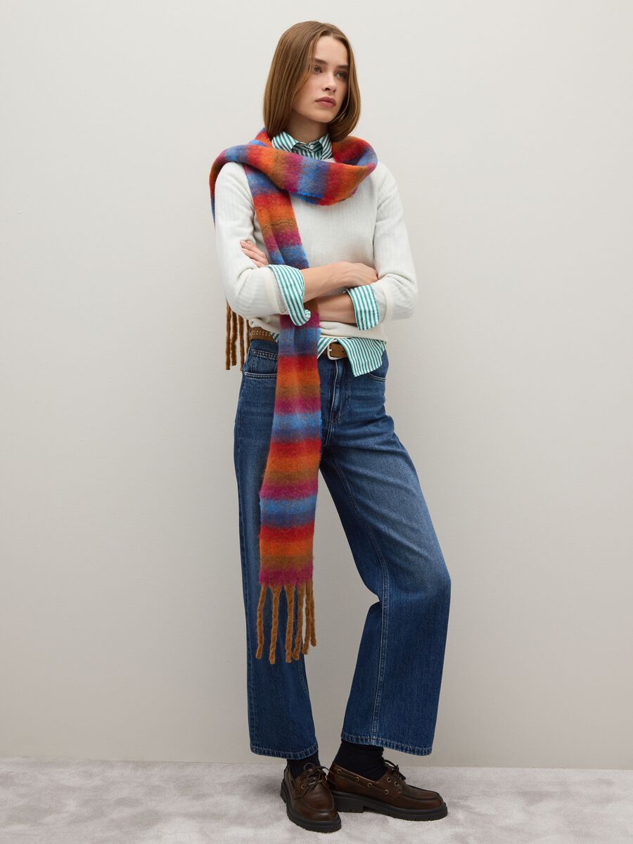 White pure wool regular fit jumper_2