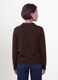 Brown viscose-blend polo-collar jumper with relaxed fit_3