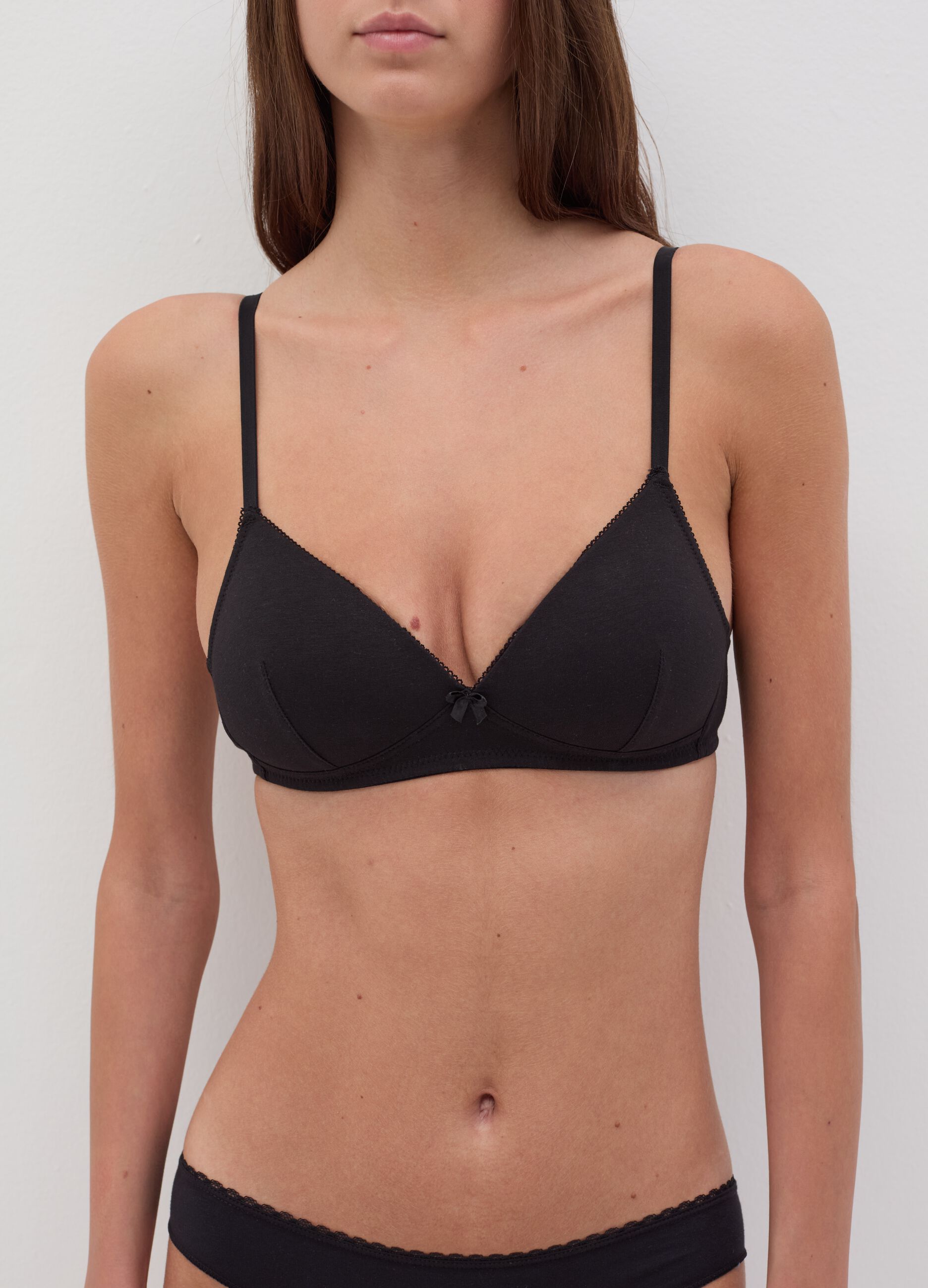 Reggiseno Il Triangolo in cotone stretch_1