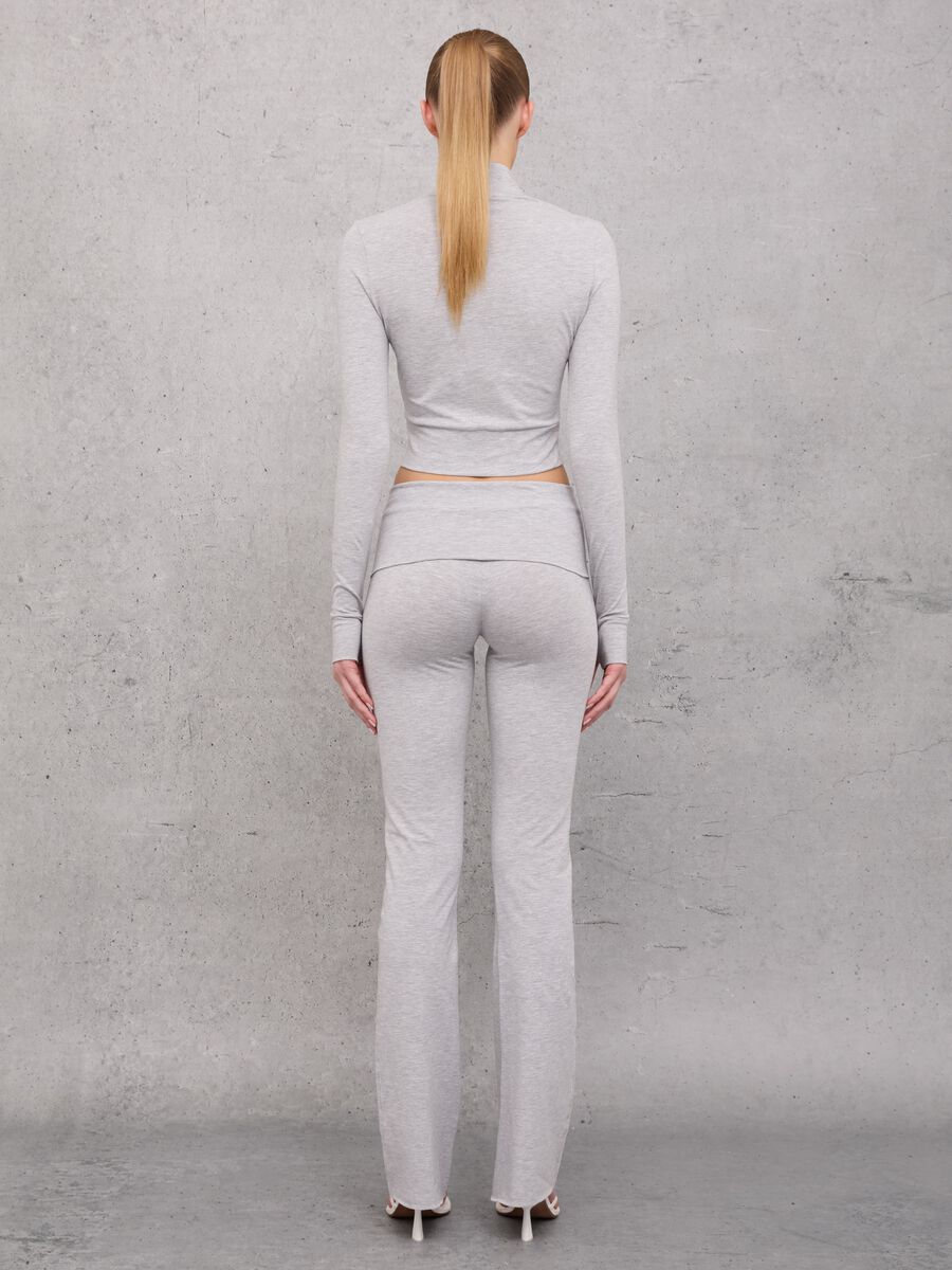 Jersey Yoga Pants Grey Mélange_3