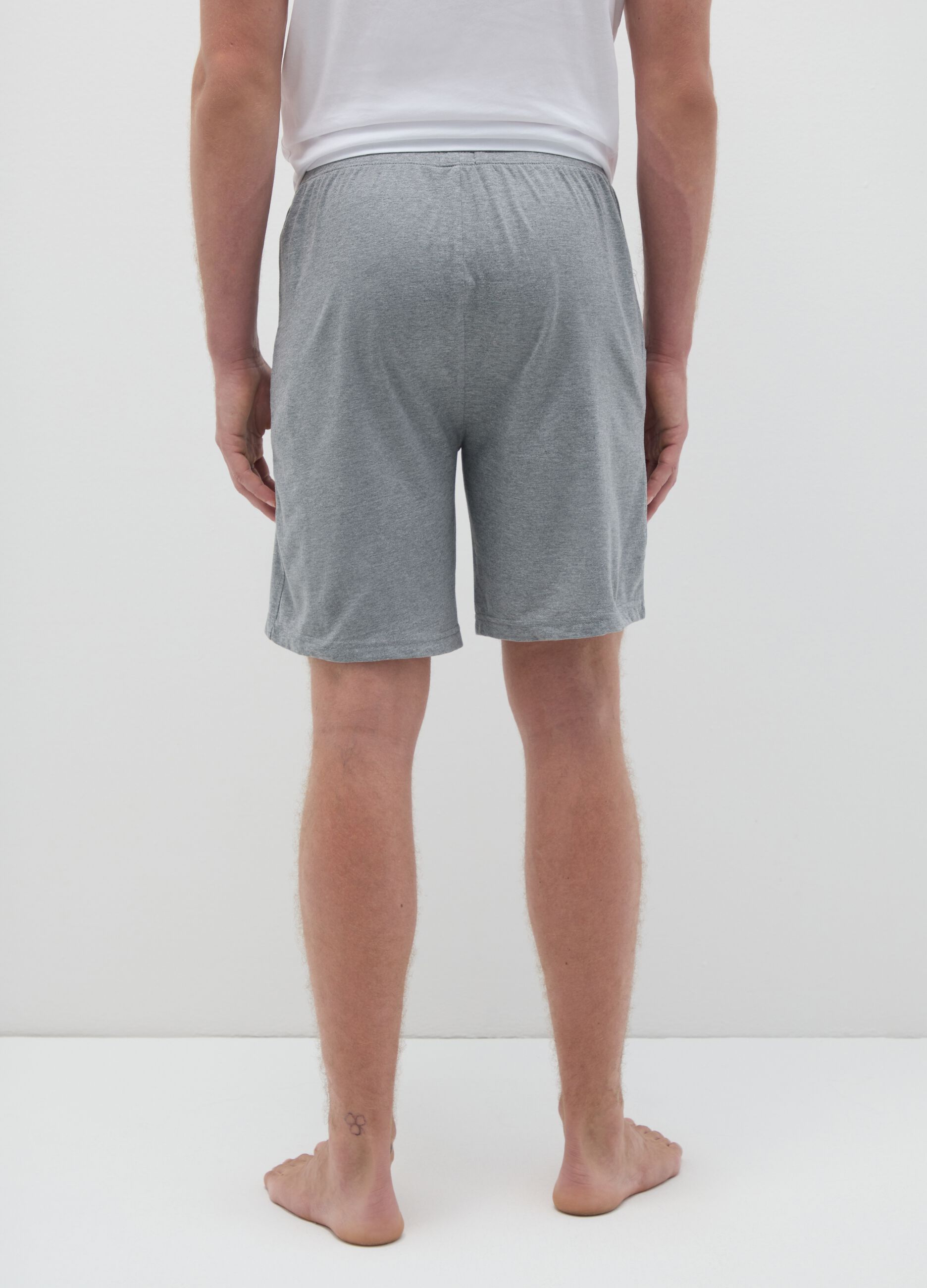 Grey pure cotton pyjamas regular fit