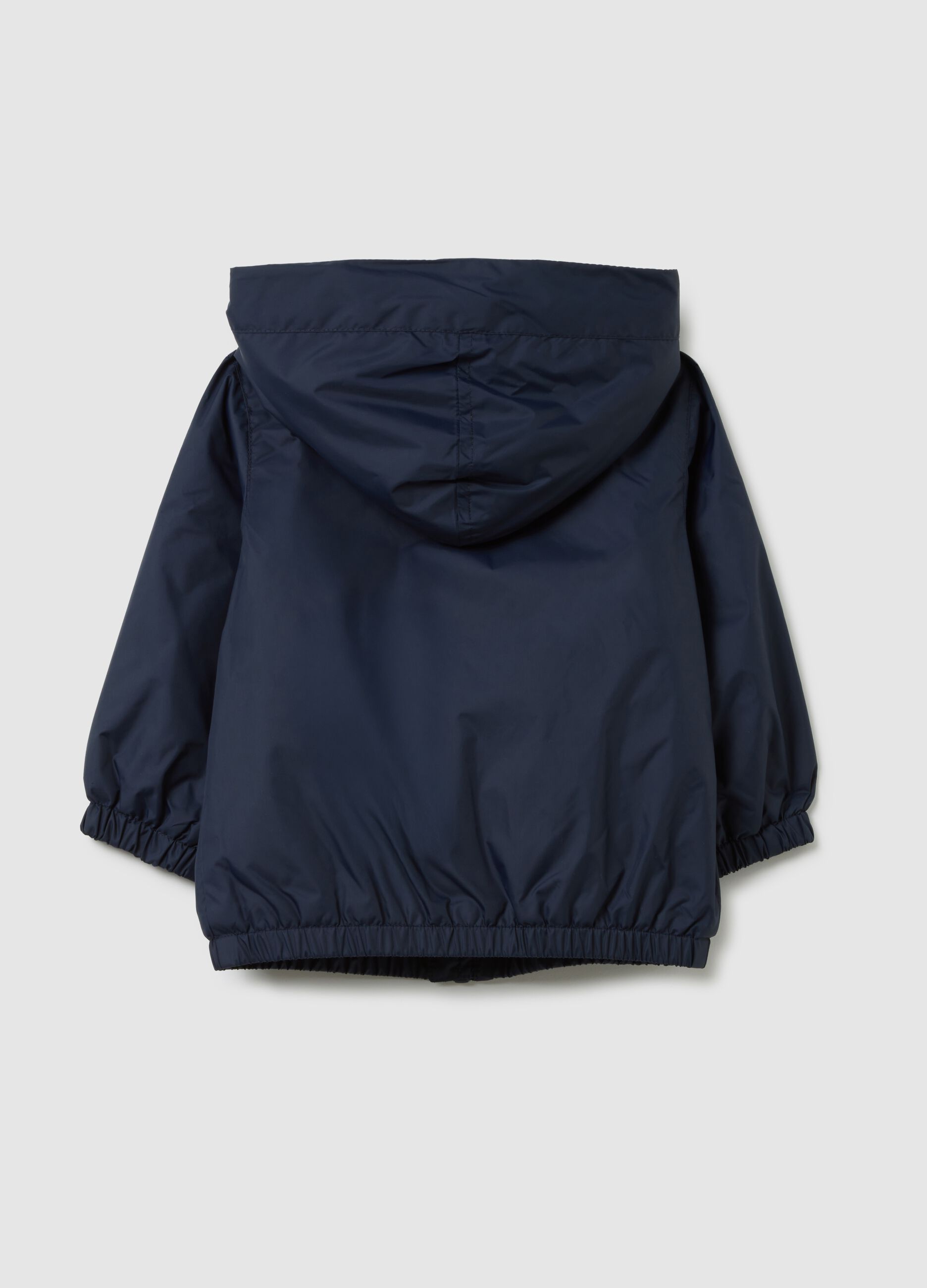 Child's blue regular fit water repellent jacket