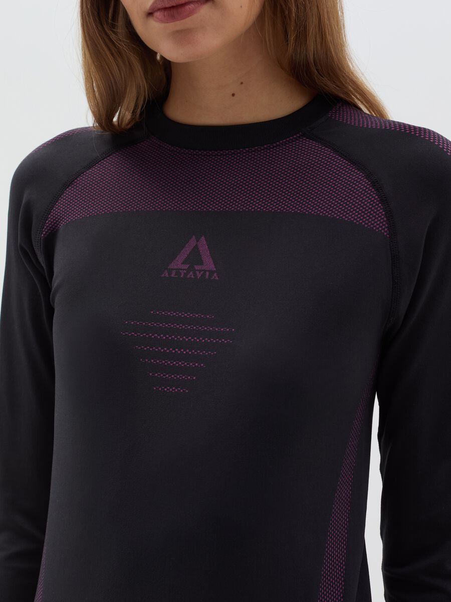 T-shirt termica seamless a maniche lunghe ALTAVIA WITH DEBORAH COMPAGNONI_2