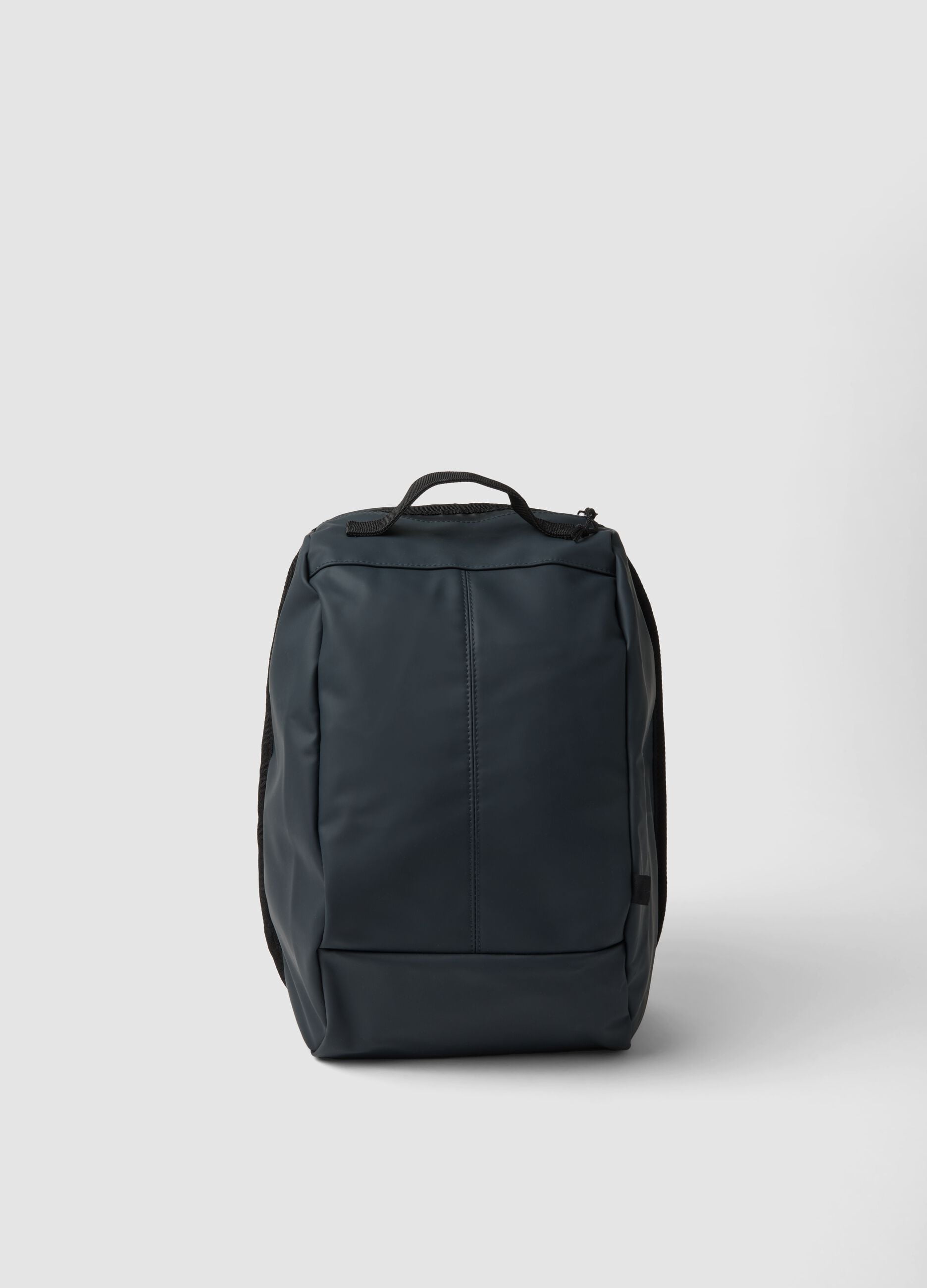 Zaino antifurto blu con scomparto interno e zip idrorepellente