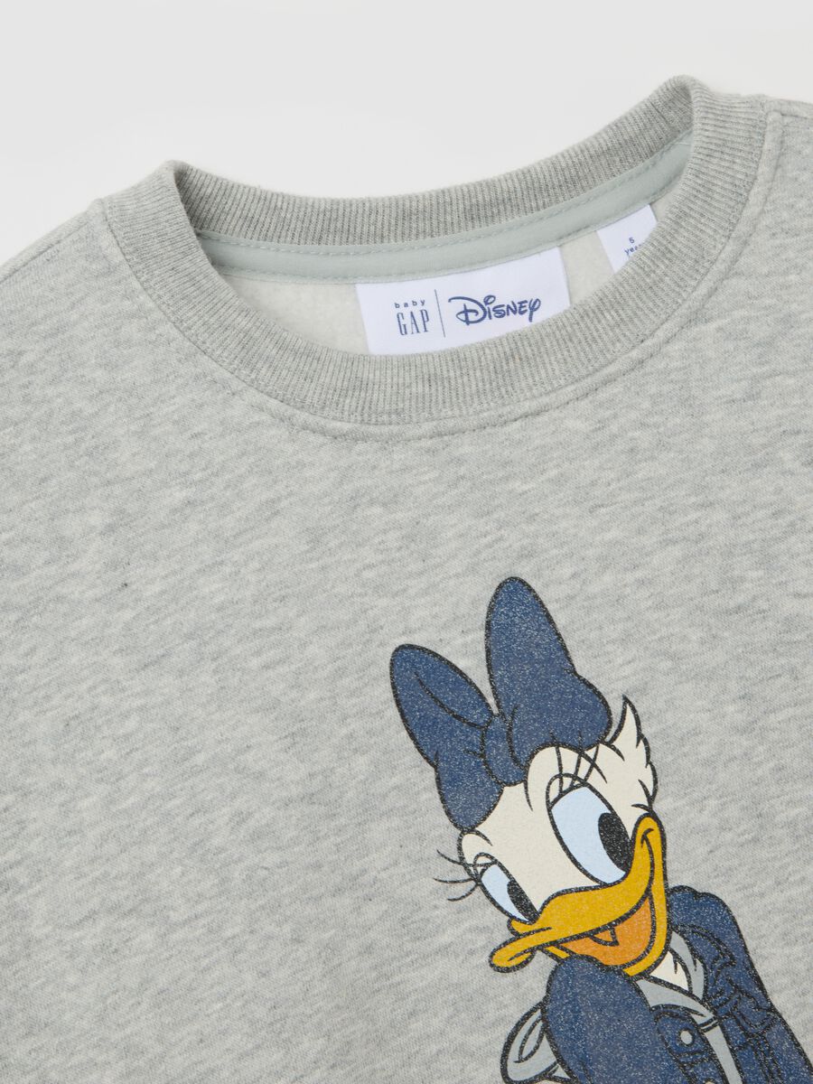 Grey sweatshirt with Daisy Duck print_2