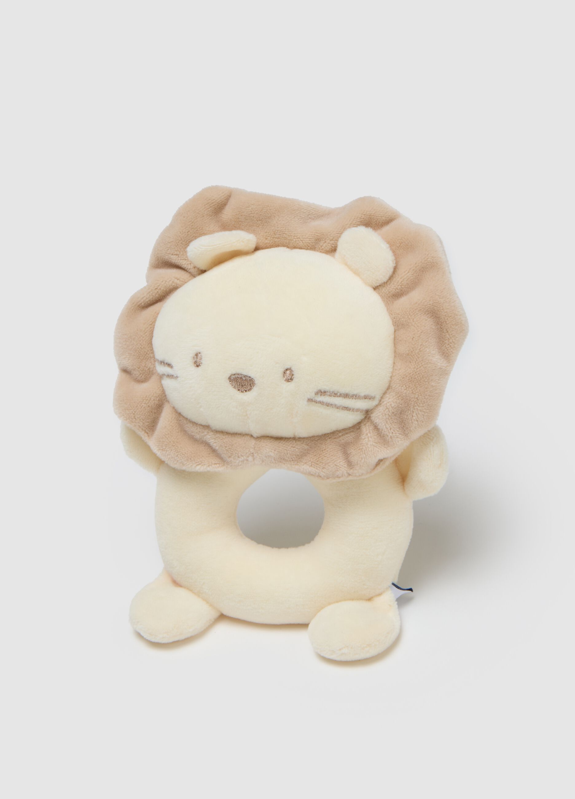 Grey Newborn Rattle