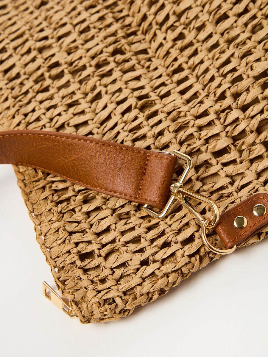 Raffia bag with shoulder strap_2