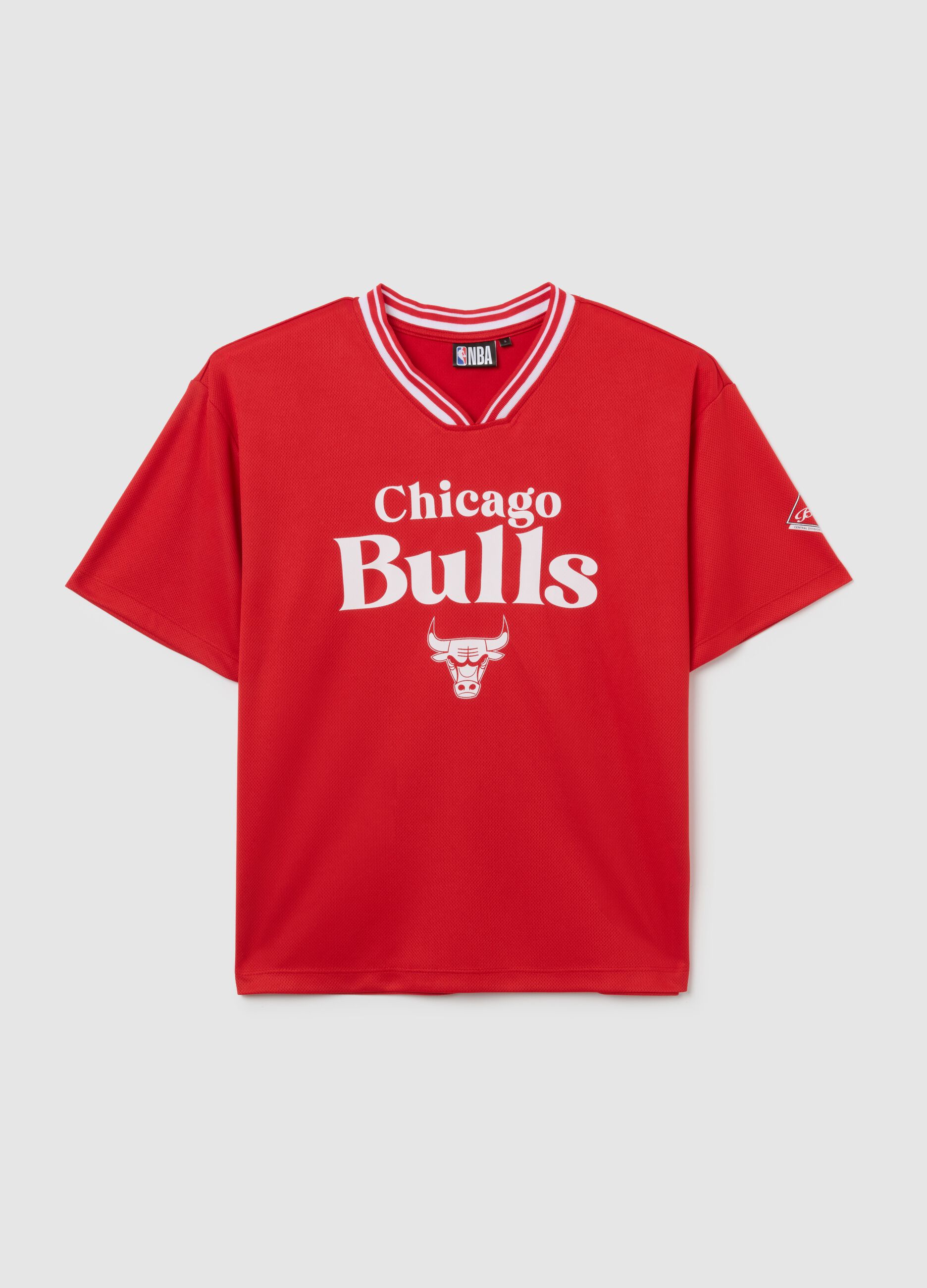 Red Chicago Bulls Short Sleeve Regular Fit T-shirt