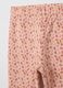 Girls' multicolour cotton leggings regular fit_2