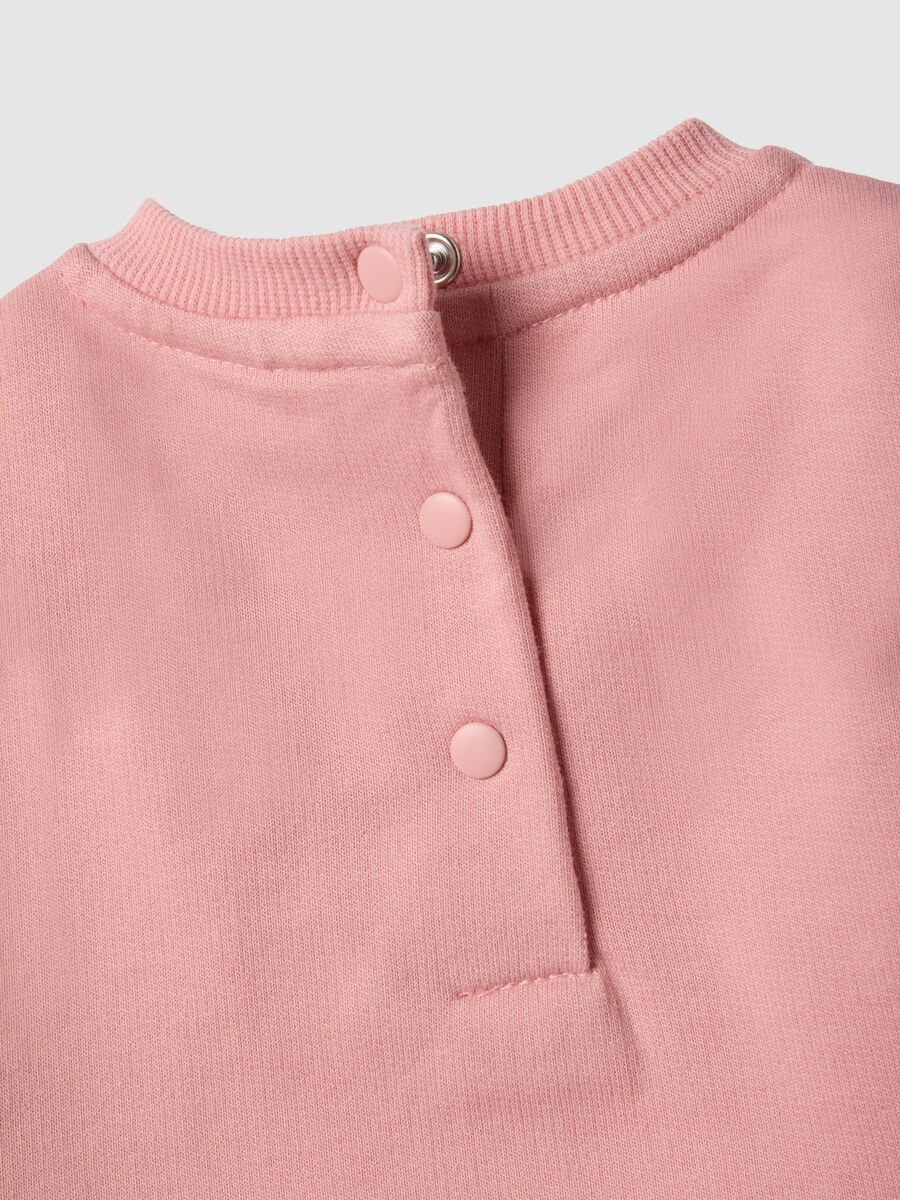 Baby Girls' pink pure cotton sweater and trousers set - Aristocats_3