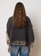 Grey Scarf with Fringe_2