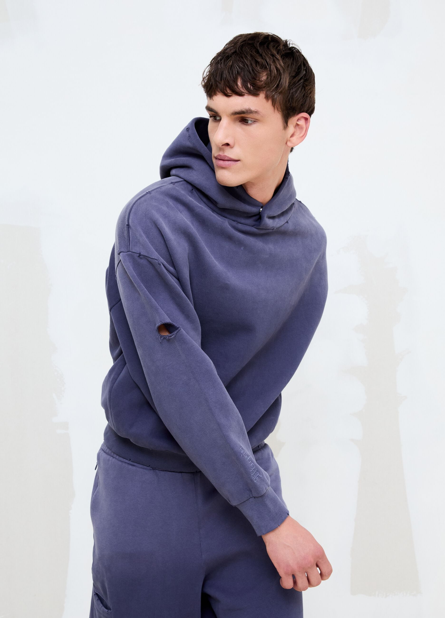 Hoodie Sunfaded Dark Twilight