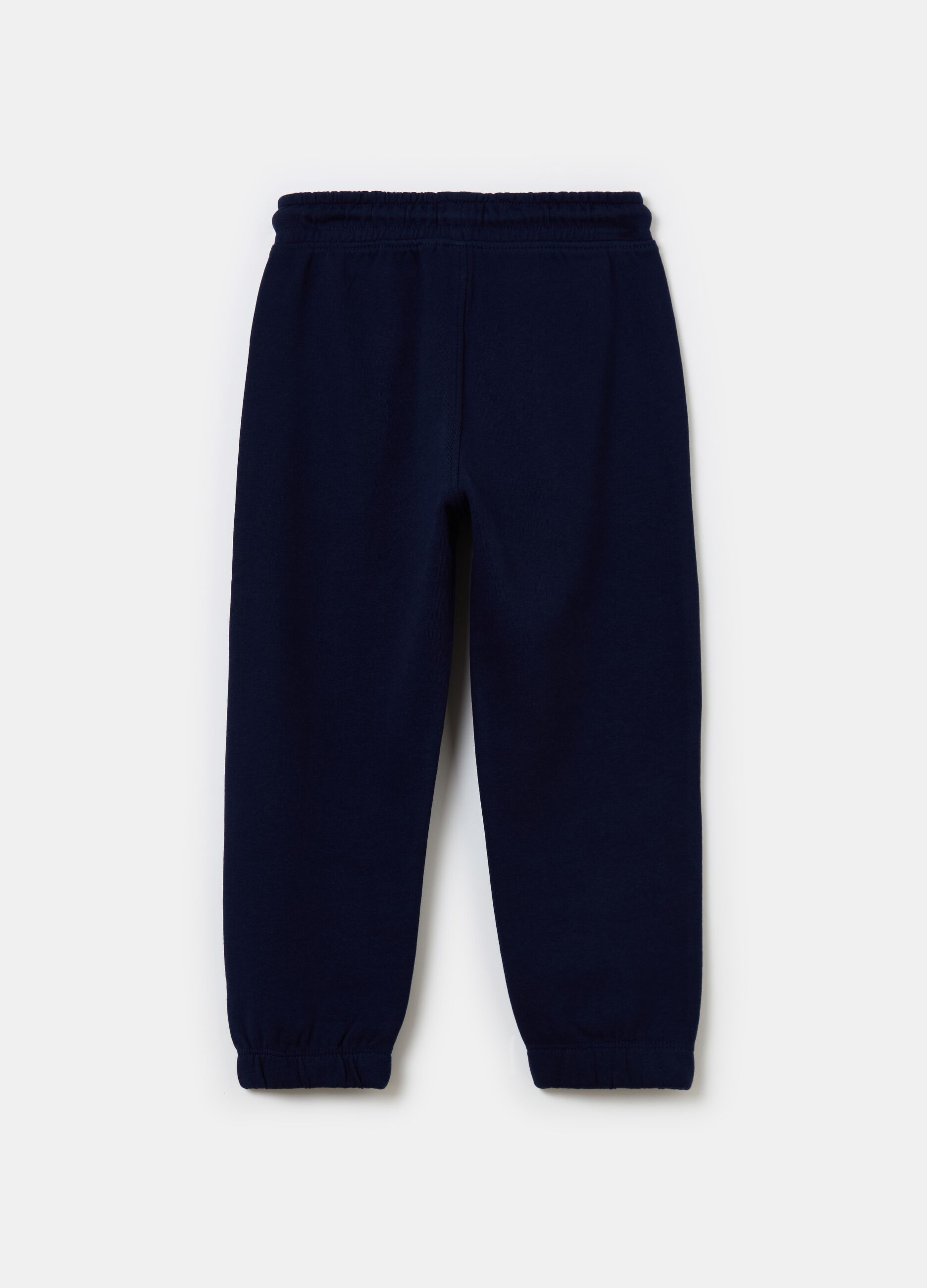 Joggers with drawstring and elasticated trims