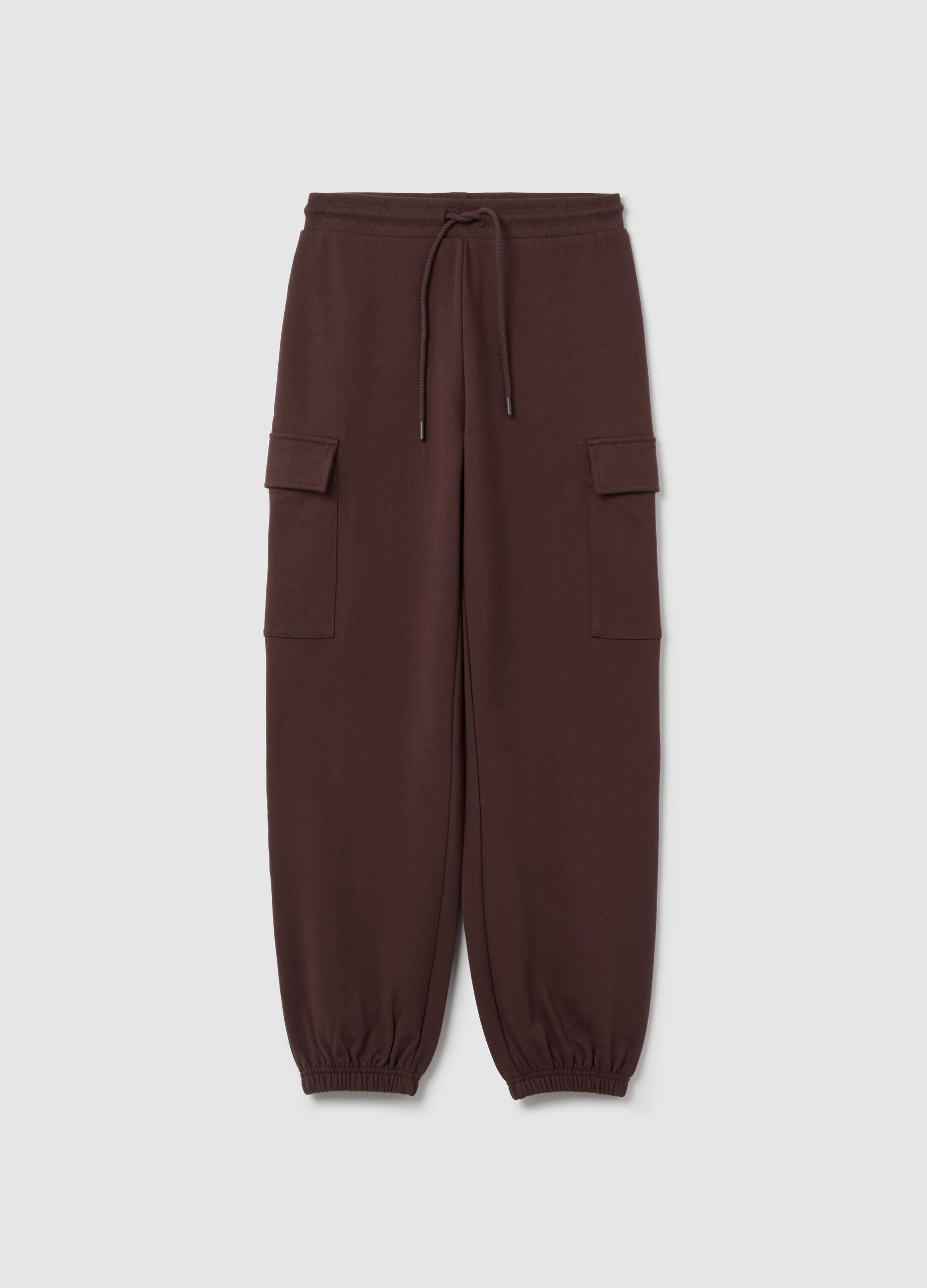 Cargo joggers in fleece