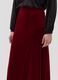Full midi skirt in velvet_3