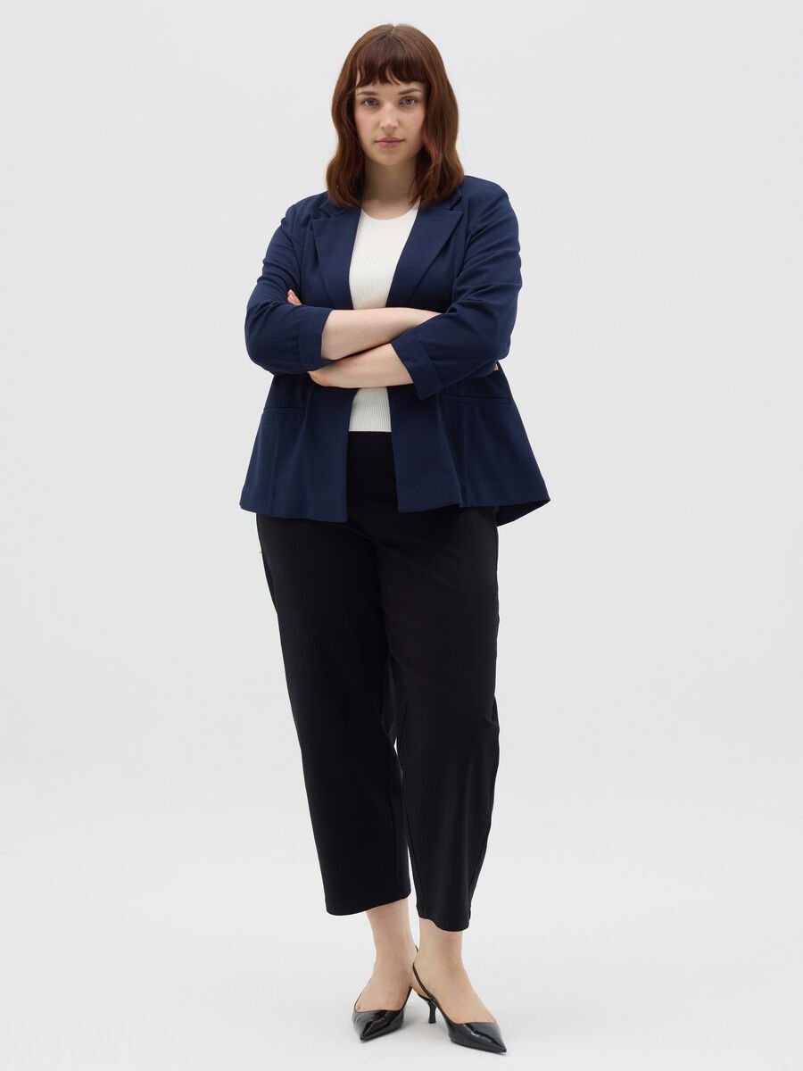 Curvy open blazer_1