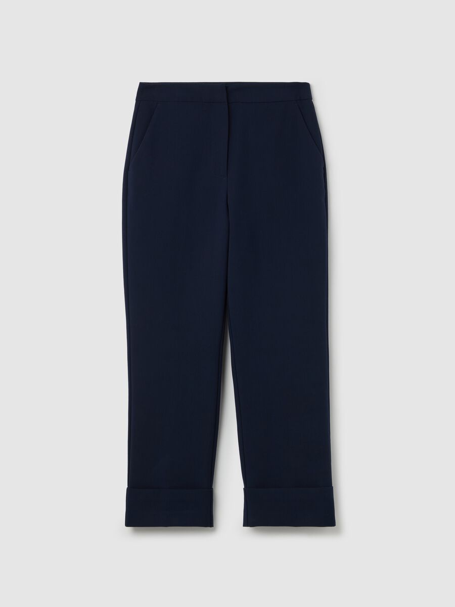 Crop trousers with folds_4