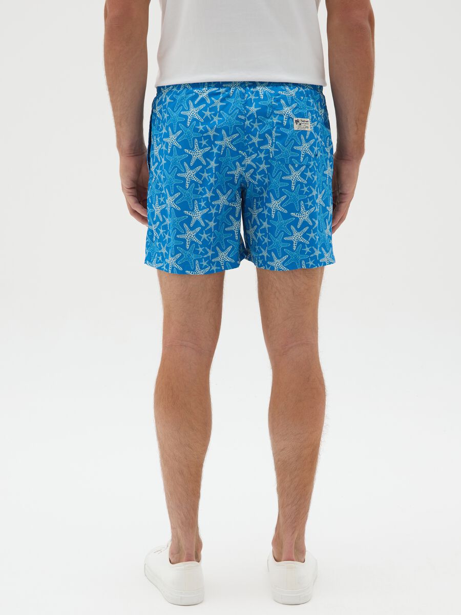 Men's Multicolour Swimwear with Starfish_3