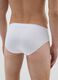 White Stretch Fabric Briefs Tripack_2