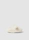 White bunny slippers for girls_0