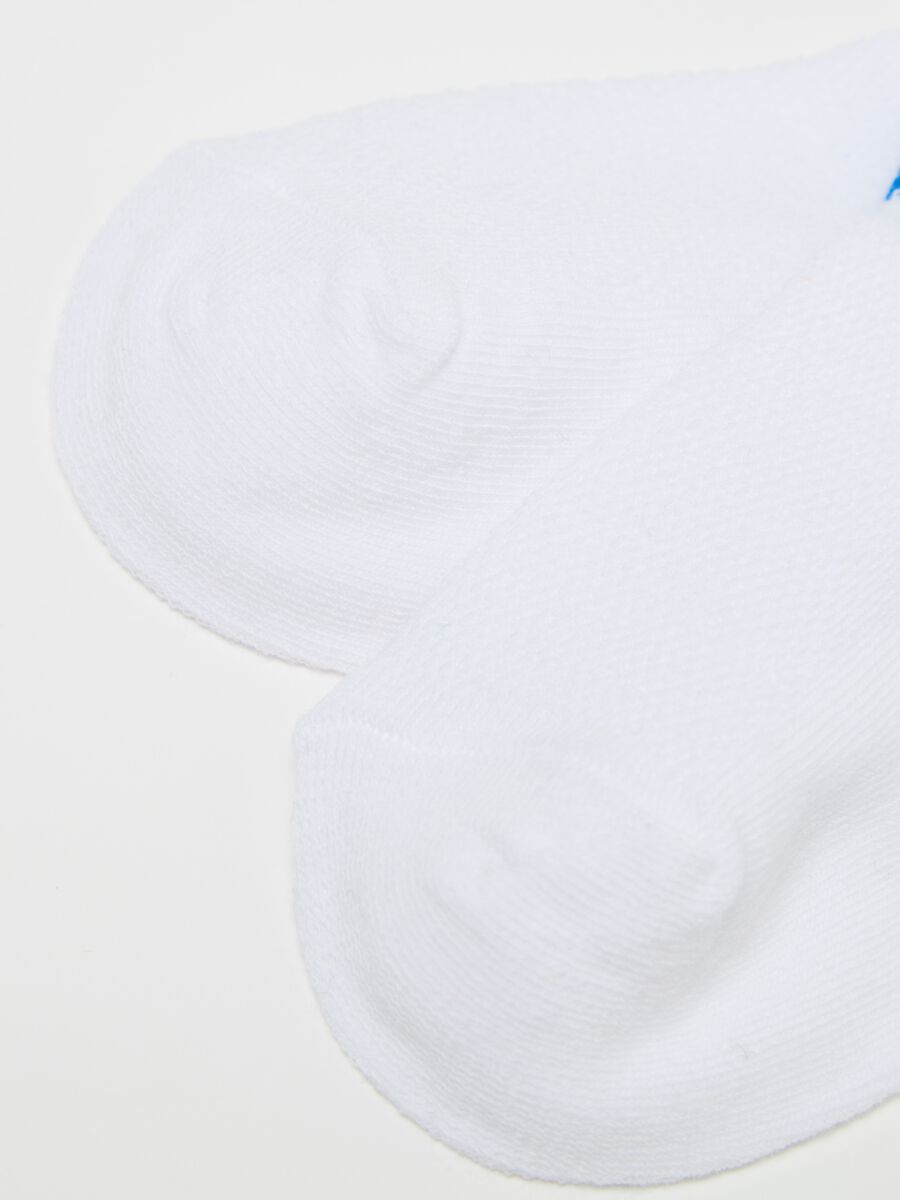 Three-pair pack short socks with contrasting detail_2