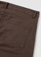 Slim fit brown cotton trousers_5