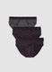 Three-pack of multicolour stretch organic cotton briefs_0
